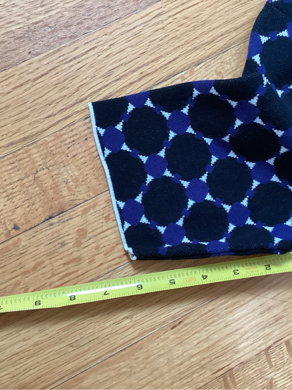 Black & Navy Geometric Short-Sleeve Dress - Picture 10 of 10